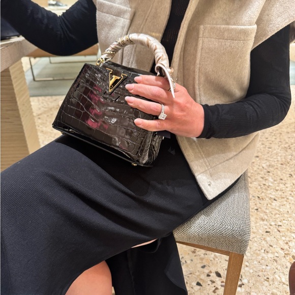 Louis Vuitton Alligator Capucines MM Handbag - Picture 4 of 5